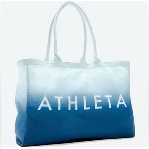 Athleta Ombre Blue Tote Bag NWOT
